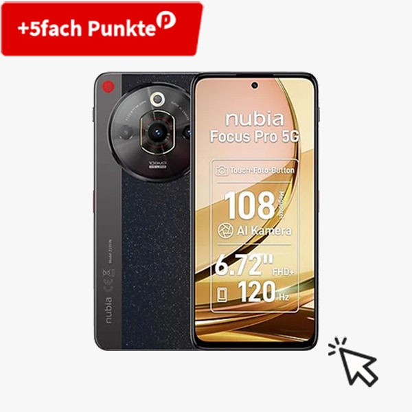 NUBIA FOCUS PRO 5G BLACK 256 GB, Smartphone