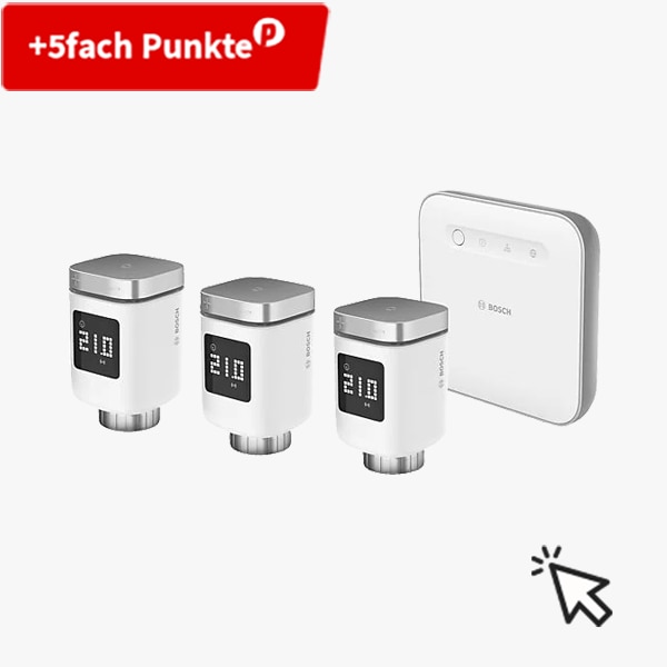 BOSCH Starter Set mit 3 Thermostaten